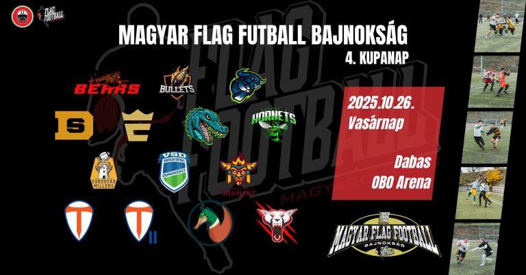 Magyar Flag Futball Bajnokság – 4. kupanap