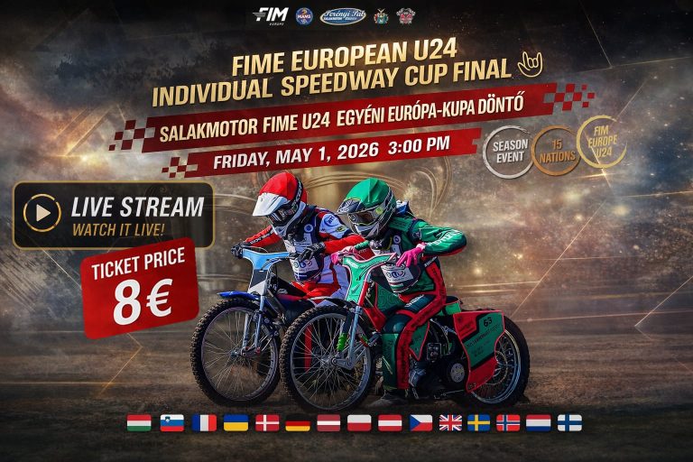 FIME EUROPEAN U24 INDIVIDUAL SPEEDWAY CUP FINAL | SALAKMOTOR FIME U24 EGYÉNI EURÓPA-KUPA DÖNTŐ